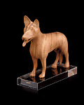 Sheep - dog (with pedestal in plexiglas) (00505) 