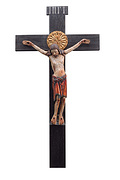 Romanisches Kruzifix Kreuz L. 72 cm (10013-M) 