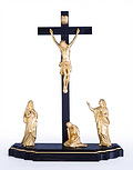 Crucifixion with ebony pedestal (10019-S4) 