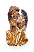 Angel with flute with gold dress (10104-AOR) 