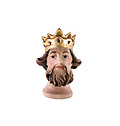Wise man  -  head with crown and beard (10900-06K) 