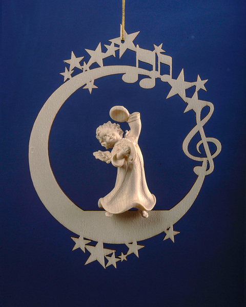 Engel mit Becken auf Mond &.Sterne (08000-I) (0 cm, ?)
