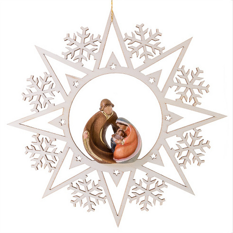 Holy Family on the star &.snowflakes (08041) (0,00", ?)