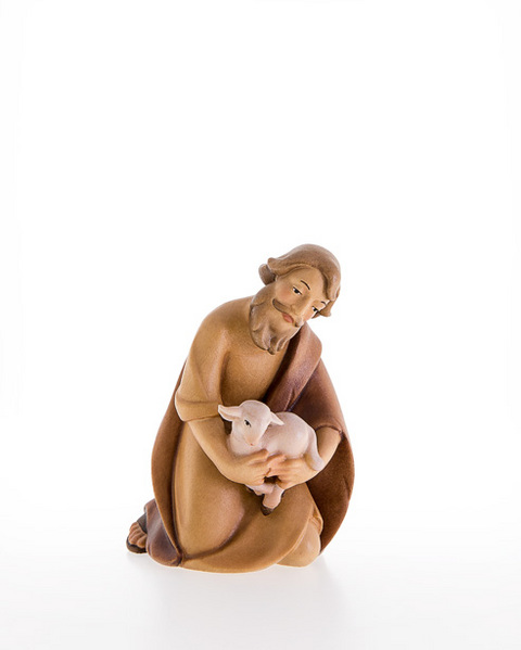Pastore inginocchiato con agnello (09000-04) (0 cm, ?)