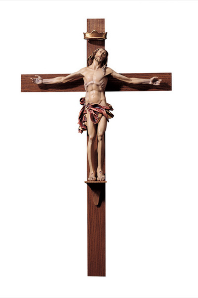 Crocifisso Cristo Risorto croce L. 72 cm (10013-A) (0 cm, ?)