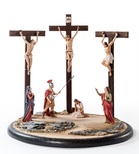 Kreuzigungsgruppe mit 7 Figuren (10018-S7) (0 cm, ?)