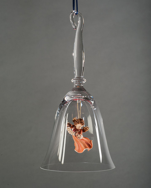 Kristallglocke-Engel mit Ziehharmonika (10259-HF) (0 cm, ?)