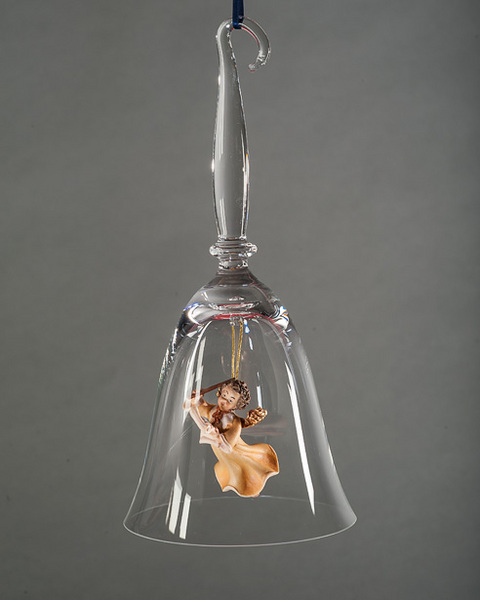 Campana di vetro-Angelo c. bacchetta (10259-HM) (0 cm, ?)