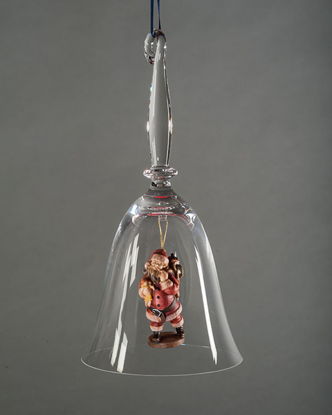 Campana di cristallo-Babbo natale (10259-HO) (0 cm, ?)