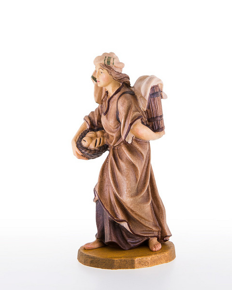 Donna con cesto ripieno di pane (10600-29) (0 cm, ?)