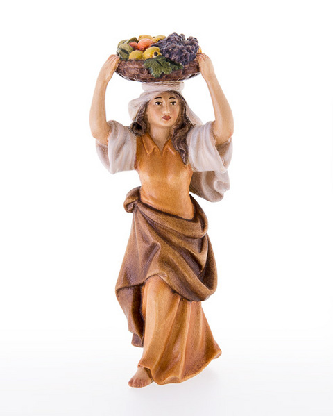 Donna con cesto di frutta (10601-226) (0 cm, ?)
