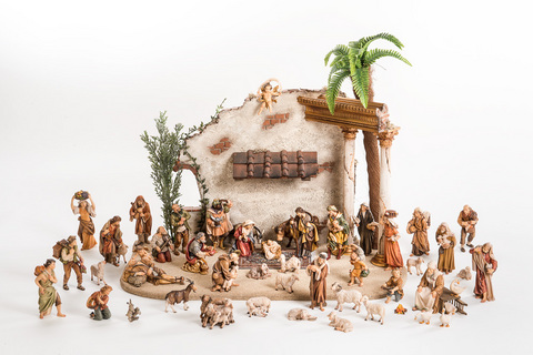 Lepi Nativity with stable 10805-ST (10601) (0,00", ?)