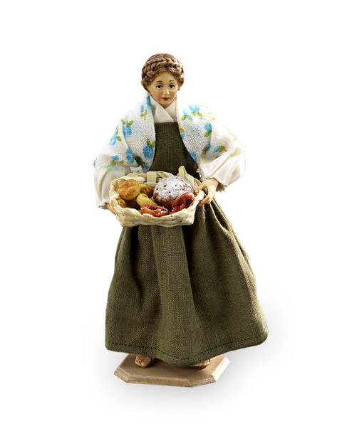 Donna con cesta di pane (10901-471) (0 cm, ?)