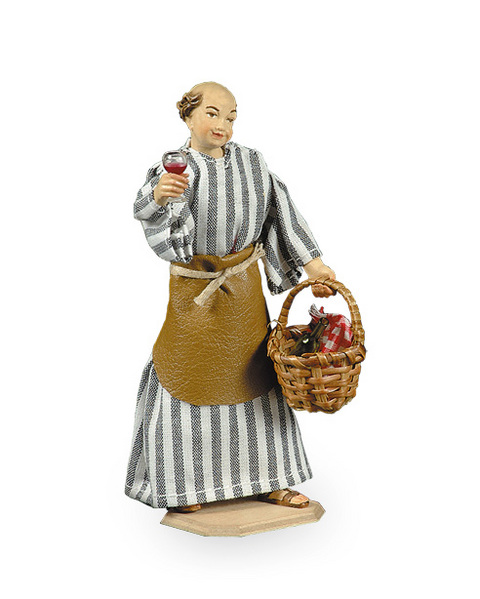 Cellarman with bottle and wine-glass (10903-521) (0,00", ?)