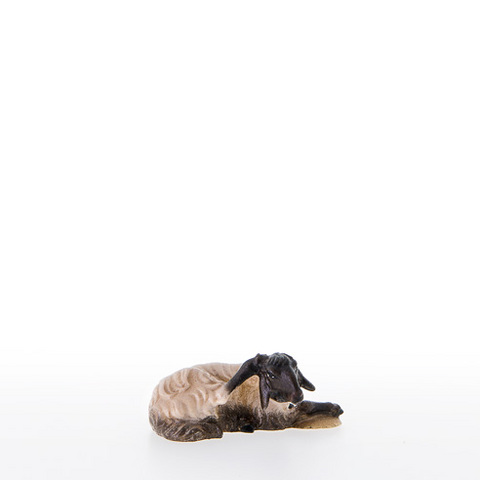 Sheep lying-down with black head (21210-AS) (0,00", ?)
