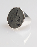 Anello in argento 925  -  Bilancia (00007-RAg) 