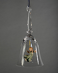 Crystal bell - Angel with flute (10259-HA) 