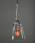 Crystal bell - Angel with mandolin (10259-HB) 