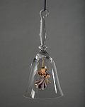 Crystal bell - Angel with flourish (10259-HC) 