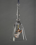 Crystal bell-Angel with lyra (10259-HL) (0,00