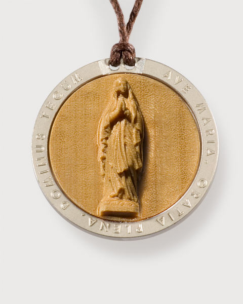 Pendant Virgin of Lourdes (00303-Ag) (0,00", ?)