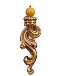 Candle-holder 9.06 inch (left) (06000-) (0,00