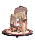 Wurz.Rahmen mit Ruine 38x32x34cm (10005-SO) 