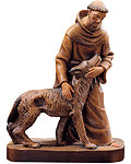 St. Francis with wolf 3.94 (10035-B) 