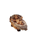 Gesu' Bambino con culla  -  2 pezzi (10150-01E) 