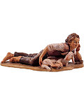 Hirt liegend mit Schaf (10600-98) 