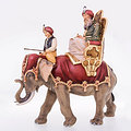 Wise Man with elefant and driver (10175-96B) 