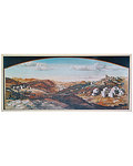 Stamp on cloth  -  Oriental scenery (10516-SM) 