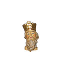 Wise man  -  head with crown and beard (10900-05K) 