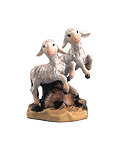 Couple of lambs hopping (21280-) 