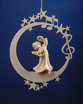 Angel with cymbals on the moon &.stars (08000-I) 