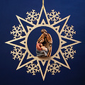 Holy Family on the star with snowflakes (08040) 