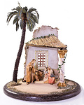 Sacra Famiglie con rovina bue + asino (10005-S6) 