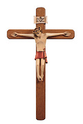 Crocifisso di Kastlunger croce L. 72 cm (10013-N) 