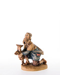 Shepherd kneeling with kid (10175-24) 