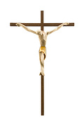 Kruzifix 200 mit goldenem Tuch (10181-OR) 