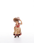 Bambina con cesta di pane (10701-215) 