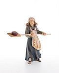 Farmer's wife with bread - shovel (10701-227) 