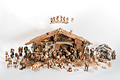 Rustic nativity with stable 10708 - ST (10701) 