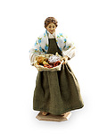 Donna con cesta di pane (10901-471) 