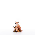 Fox with puppy (23051-B) 