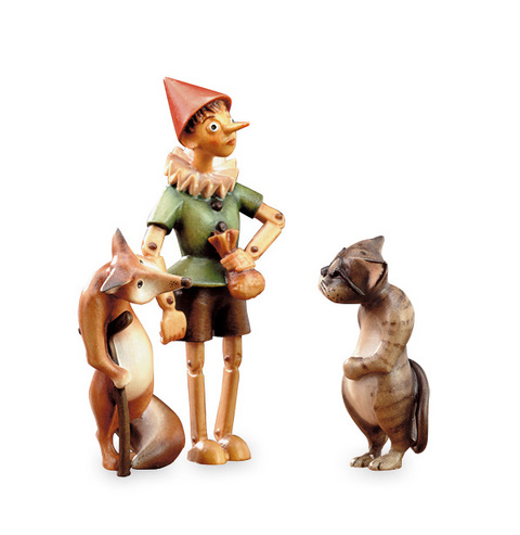 Pinocchio mit Fuchs & Katze (00612) (0 cm, ?)