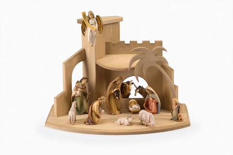 Nativity set 12 pieces Joseph 3 + stable (09000-S12) (0,00", ?)