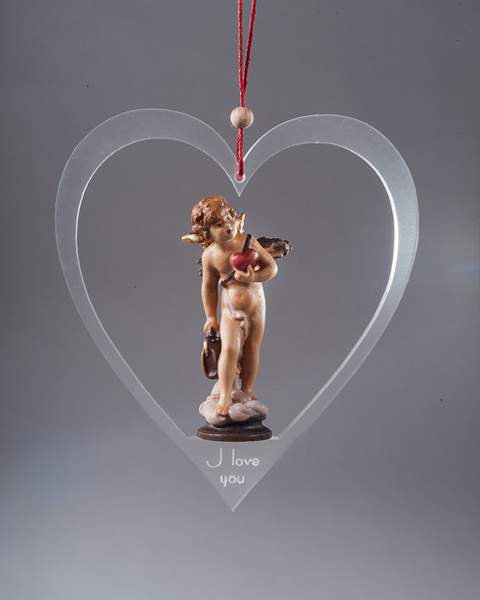 Amorino in Herz aus Plexiglass (09338-G) (0 cm, ?)