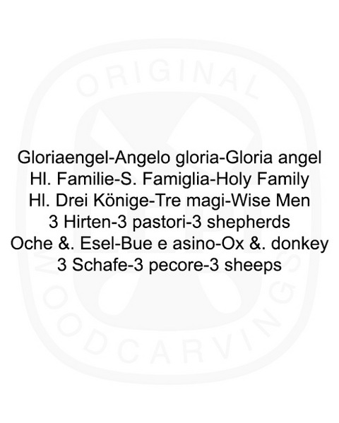 Set da 15 fig. con S.Famiglia S3+13+14 (10000-S15) (0 cm, ?)