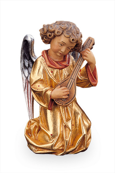 Angelo con mandolino con vestito dorato (10104-OR) (0 cm, ?)